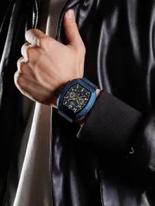 Naviforce Men Dial & Leather Straps Analogue Chronograph Watch NF8053_BE BE BE