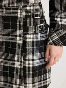 DeFacto Women Checked Skorts Mini Skirt