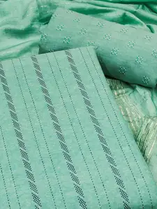 Peachmode Striped Pure Cotton Unstitched Dress Material