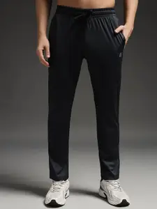 FCK GOLD Men Mock Collar Mid-Rise Track Pants