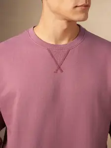 Dennis Lingo Men Round Neck Long Sleeves Pullover Sweatshirt