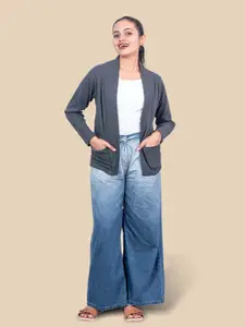 Kryptic Front Open Cotton Shrug