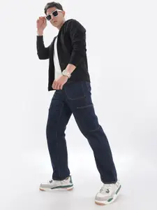 Elzoh Men Zipper Hooded Sweatshirt