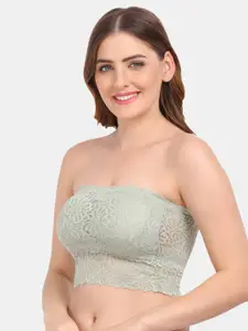 Amour Secret Women All Day Comfort Strapless Half Coverage Lightly Padded Bandeau Bra