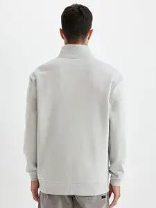 DeFacto Men Henley Neck Pullover Sweaters