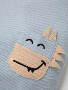 DeFacto Boys Printed Round Neck Short Sleeves Pure Cotton T-Shirt With Trouser