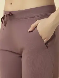 Van Heusen Women Solid Smart Tech+ Easy Stain Release Lounge Pant