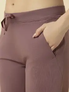 Van Heusen Women Solid Smart Tech+ Easy Stain Release Lounge Pant