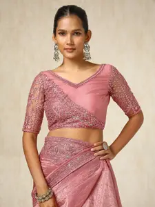 Soch Embellished Sequinned Organza Saree