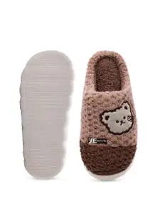 JENNA Women Colourblocked Fur Winter Room Slippers