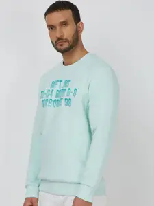 Mufti Men Embroidered Long Sleeves Sweatshirt