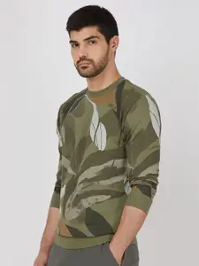 Mufti Men Printed Sweatshirt