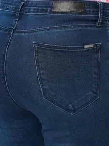 Kraus Jeans Women Skinny Fit High-Rise Light Fade Jeans