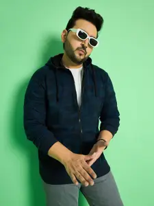 bigbanana Men Plus Size Camouflage Printed Hooded Cotton Sweatshirt