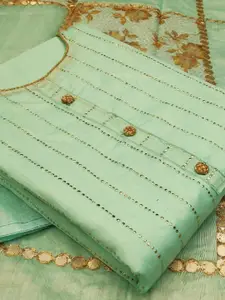 Maroosh Ethnic Motifs Embroidered Beads and Stones Unstitched Dress Material