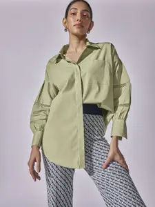 The Label Life Women Opaque Casual Shirt