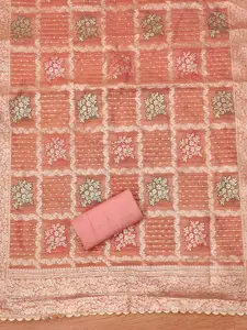 Maroosh Embroidered Beads and Stones Unstitched Dress Material