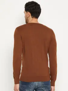 98 Degree North Men Round Neck Woollen Pullover