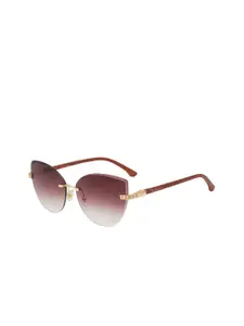 Ted Smith Women Cateye Sunglasses with UV Protected Lens