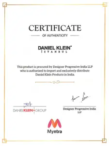 Daniel Klein Men Embellished Dial & Leather Straps Analogue Watch DK.1.13843-2