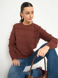 Madame Women Cable Knit Pullover