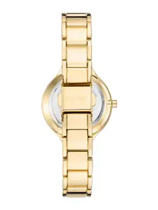 Nine West Women Round Dial & Bracelet Style Straps Analogue Watch NW-2336GNGB