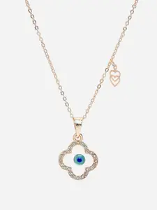 DressBerry Gold-Plated Contemporary Pendants with Chains