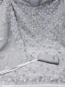 MANVAA Floral Embellished Unstitched Dress Material