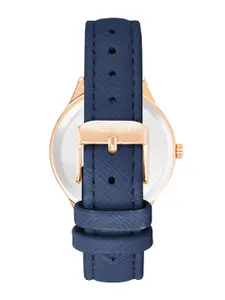 Nine West Women Dial & Leather Straps Analogue Watch NW-2836RGNV