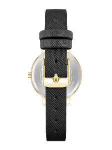 Nine West Women Dial & Leather Straps Analogue Watch NW-2884FLBK