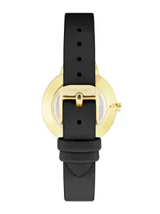 Nine West Women Printed Dial & Leather Straps Analogue Watch NW-2044FLBK