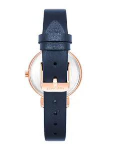 Nine West Women Dial & Leather Straps Analogue Watch NW-2288RGNV