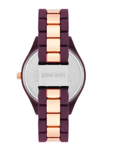 Nine West Women Dial & Bracelet Style Straps Analogue Watch NW-NW-2932BYRG