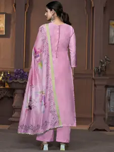 MANVAA Floral Printed Unstitched Dress Material