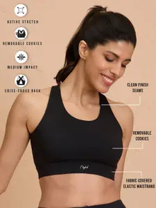 Nykd Solid Full Coverage Non-Padded Sports Bra