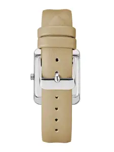 Nine West Women Dial & Leather Straps Analogue Watch NW-2117SVTN