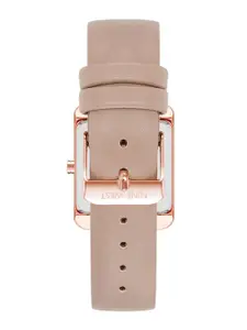 Nine West Women Dial & Leather Straps Analogue Watch NW-2116TPRG