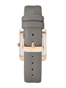 Nine West Women Dial & Leather Straps Analogue Watch NW-2116RGGY