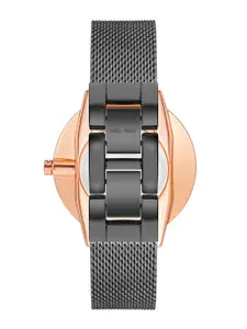 Nine West Women Dial & Stainless Steel Bracelet Style Straps Analogue Watch NW-1981RTGY