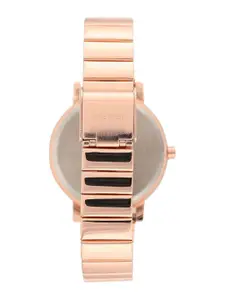 Nine West Women Dial & Bracelet Style Straps Analogue Watch NW-2278RORG