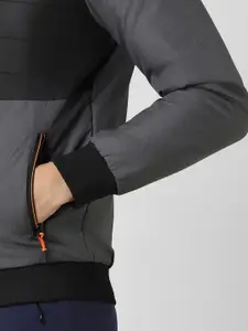 Van Heusen Flex Men Colourblocked Bomber Jacket