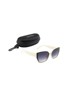 DressBerry Women Cateye Sunglasses with UV Protected Lens VAN-DB-BL9537-C6-Grey Gradient