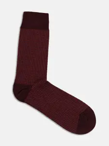 Blackberrys Men Patterned Calf-Length Socks