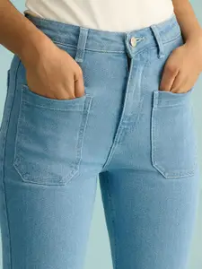 Kotty Women Bootcut High-Rise Stretchable Jeans