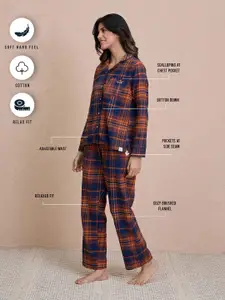 Nykd Women Checked Night suit