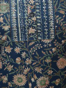 Meena Bazaar Printed Unstitched Dress Material