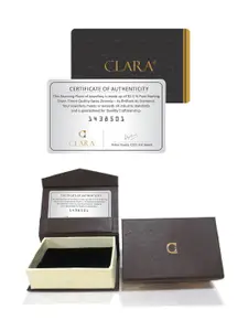 Clara 925 Sterling Silver Rhodium-Plated Contemporary Pendants With Chains