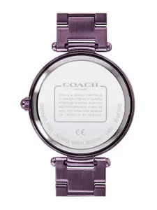 Coach Women Park Embellished Analogue Watch 14503422