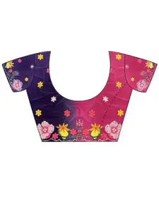 Sangria Embroidered Saree With Blouse