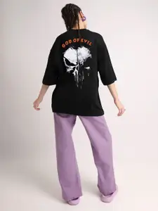 Leotude Women Printed Applique T-shirt